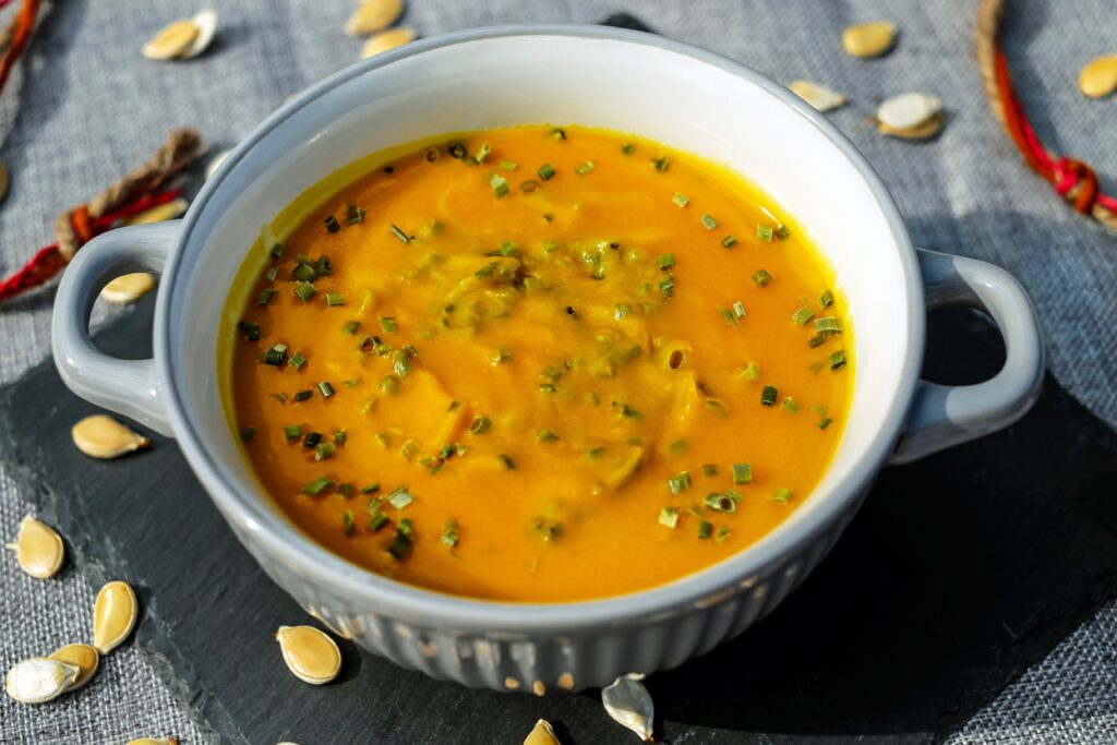 Pumpkin and seeds soup Thinco