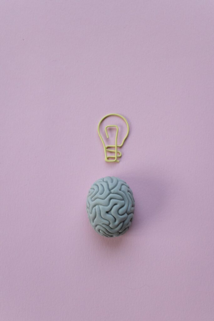 brain and light bulb